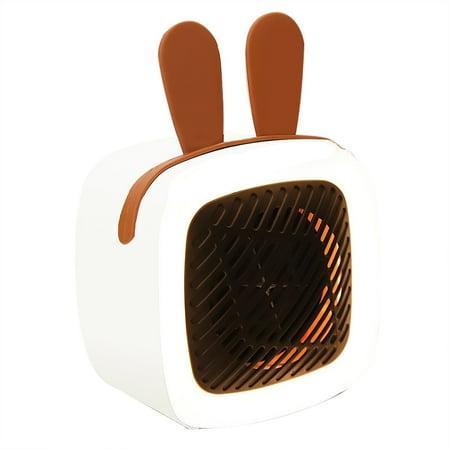

Shpwfbe Kitchen Gadgets Kitchen Accessories Cartoon Personal Mini Space Heater Fan Portable Electric Home Office Indoor Use