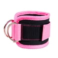 thumbnail image 3 of Cable Correas para Tobillo Ejercicios Piernas Anillo en D Soporte Pies Puños () Rosa, 3 of 9