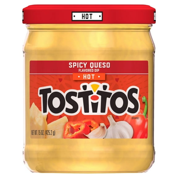 2 Pack - Tostitos Spicy Queso Dip 15 oz Package May Vary