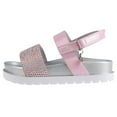 thumbnail image 2 of bebe Girls' Sandals - Cute and Sparkly Toddler Girls' Summer Shoes, Perfect Beach Sandals for Toddlers, 2 of 7