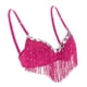 thumbnail image 5 of Sujetador Para Danza Del Vientre Con Lentejuelas Brillantes Y Borlas En La Parte Superior Party Club Rose Red Sunnimix Sujetador de danza del vientre para mujer, 5 of 8