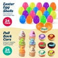 thumbnail image 4 of Ayieyill Easter Eggs, 24 Pcs Prefilled Easter Eggs,Plastic Eggs for Easter Hunt Event, Basket Stuffers Fillers, Classroom Prize Supplies(Ice Cream Doughnuts), 4 of 8