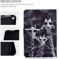 thumbnail image 4 of Fire HD 10 2021/ HD 10 Plus Case 11th Generation 2021 Released, Allytech PU Leather Slim Folio Kickstand Smart Cover Auto Sleep Flip Shell Skin Case for Amazon Kindle Fire HD 10 2021,Giraffee, 4 of 6