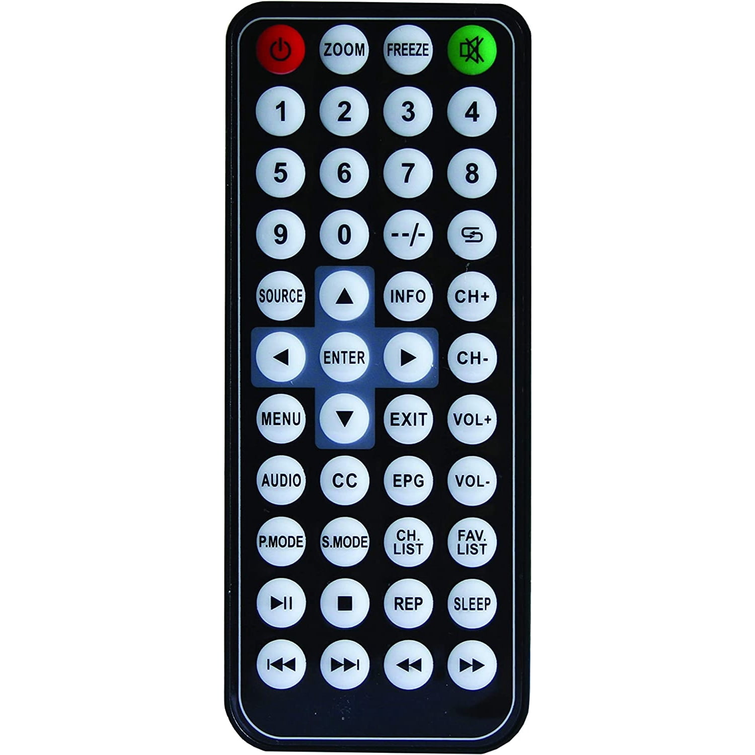Supersonic 9" Portable Digital LCD TV with USB & SD Inputs, 12 Volt AC/DC Compatible for RVs (SC-499)