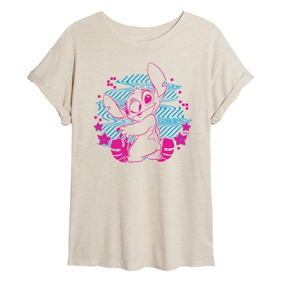 Disney - Lilo & Stitch - Stitch Haze - Women's Oversized T-Shirt
