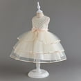thumbnail image 7 of Godderr Kids Baby Girls Dresses Flower Girl Dresses for Wedding Girls Sequin Dress Tulle Dress Girls Wedding Guest Dress Girls Tutu Dress Party Dresses for Toddlers Girls Birthday Dress for 2-10Y, 7 of 7