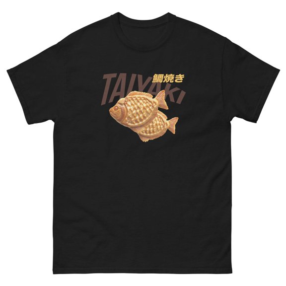Fun Japanese Food Taiyaki Unisex Short Sleeve Graphic T-shirt