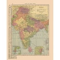 thumbnail image 3 of Hammond 12x14 Black Modern Framed Museum Art Print Titled - India - Hammond 1910, 3 of 5