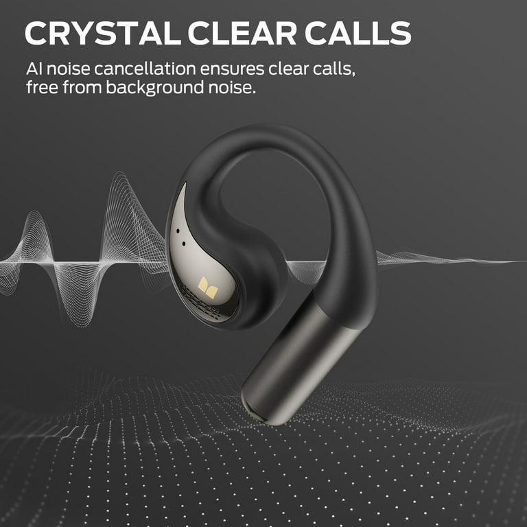 Monster Open Ear AC335 Headphones, Bluetooth 5.4, Stereo Sound