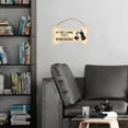 thumbnail image 6 of Dog Bone Sign, Wood, It's Not A Home Without A Bernedoodle (Bernese Mountain Dog, Poodle), 10" x 5" Wood Dog Breed Sign, 6 of 8