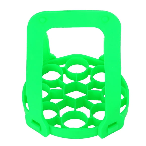 FYBTO 9Hole Silicone Egg Steamer Rack AntiScalding Pressure Cooker Sling Heat Insulation Pad(Green )-090503