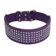thumbnail image 1 of Collar para perro Berry Pet Rhinestone - 5 filas de cuero PU con incrustaciones de diamantes de cristal brillante, 1 of 5
