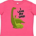 thumbnail image 4 of I Love My Dad with Baby and Daddy Brontosauruses Toddler T-Shirt, 4 of 5