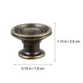 thumbnail image 2 of Raindrops 4Pcs Kitchen Cabinet Door Knobs Simple Retro Zinc Alloy Round Drawer Handle For Homeowners, 2 of 8