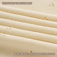 thumbnail image 4 of YIXPOH Baby Blanket 100% Organic Cotton Knit Swaddle Blanket Soft Warm Receiving Blanket for Newborns Off White, 4 of 5