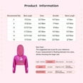 thumbnail image 7 of vastwit Kids Girls Metallic Hip Hop Jazz Dance Crop Top Long Sleeve Sparkly Cropped Hoodie Pullover Sweatshirt Hot Pink 16, 7 of 7