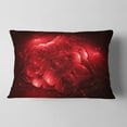 thumbnail image 2 of Designart Alien Mystical Flower Red - Floral Throw Pillow - 12x20, 2 of 5