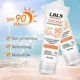 thumbnail image 2 of Crema de protección solar FPS 90 refrescante, no grasosa, resistente al sudor y al agua, crema de protección solar blanqueadora para el rostro. Nueva A, 2 of 5