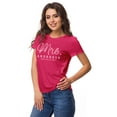 thumbnail image 2 of Inkdotpot Personalized Womens Tshirt Top Mrs WeddingAnnouncement Shirt-JS, 2 of 7