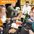thumbnail image 4 of Juegos de Vajilla de Paja deTrigo (62 piezas),Platos y Tazones de Paja de Trigo Irrompibles Reutilizables,sin BPA,Aptos para Microondas y Lavavajillas,Perfecto para Camping,Picnic,RV,Dormitorio, 4 of 7