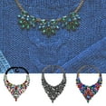 thumbnail image 2 of Gargantilla de diamantes de imitación para mujer, collar de moda, festival, vacaciones, aniversario, compromiso, escuela, citas, joyería para Ropa, zapatos y accesorios Miscelánea Amarillo Sonducket  AP014488-02, 2 of 6