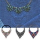 thumbnail image 4 of Gargantilla de diamantes de imitación para mujer, collar de moda, festival, vacaciones, aniversario, compromiso, escuela, citas, joyería para Ropa, zapatos y accesorios Miscelánea Púrpura claro Qarigey  AP014488-06, 4 of 6