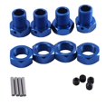 thumbnail image 2 of Adaptador de Cubo Hexagonal YEJLMXG de Rueda Extendida Metal 4 Piezas para Coche RC Arrma Kraton Outcast 1/10 Azul, 2 of 5