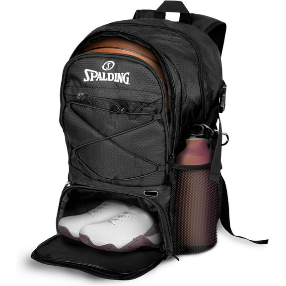 Spalding Basketball Backpack - Black Sports Bag