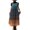 Brown, variant on Bosfbai Casual Dresses for Women - Womens Polka Dot Sleeveless Maxi Dress, Loose Pinafore Dress for Office & Brunch