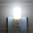 thumbnail image 4 of Joernso Portable 3W Warm/White LED Night Light Home Bedside US Plug Switch Mini Lamp, 4 of 7