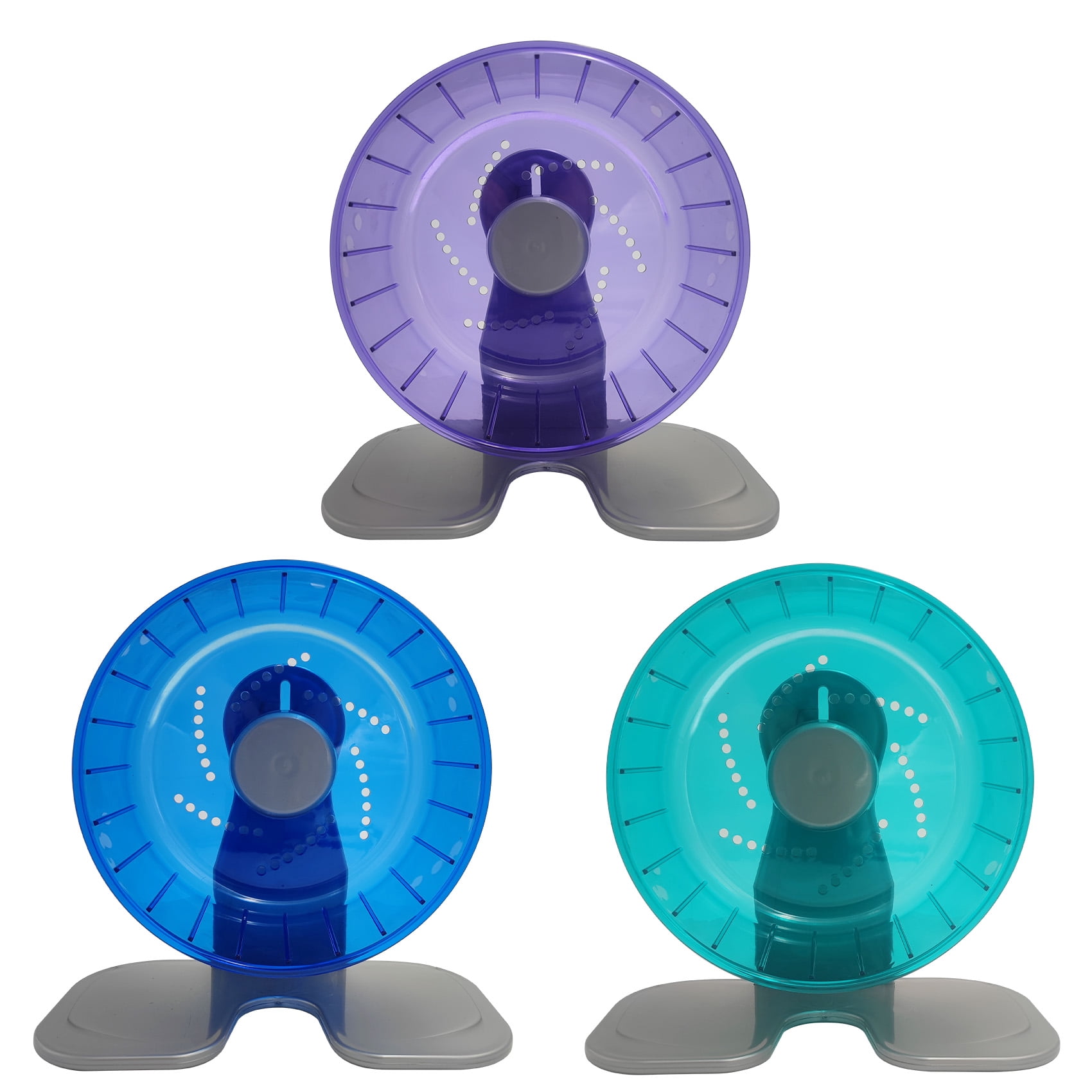 Petest Hamster Exercise Wheel, Silent Spinner Hamster Running Wheels, Diameter 8.3 inch, Blue