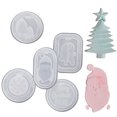 thumbnail image 1 of Moldes para Manualidades Bsvklp 6 Uds Navidad Útil Velas Aromaterapia, 1 of 9