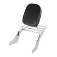 thumbnail image 2 of XFMT Backrest Detachable Sissy Bar W/Luggage Rack Backrest Compatible with Honda Shadow SABRE VT1100 ACE VT1100 All Years, 2 of 4