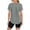 *Gray, variant on Binmer Women's Crew Neck Short Sleeve Quick Dry Athletic Workout T-Shirt ,UPF 50 Sun Protection Ice Silk Tee Army Green^,Women's Plus L