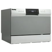 Danby 6 Place Setting Countertop Dishwasher in Silver (DDW631SDB)