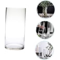 thumbnail image 3 of jarrón cilíndrico de Vidrio florero de Cristal jarrones cilíndricos Transparentes decoración jarrón Redondo florero de Boca Ancha Decorar, 3 of 4