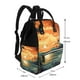 thumbnail image 2 of Easygdp Tropical Sunset Paradise para Bolsa de Bebé de Gran Capacidad con Múltiples Bolsillos, Bolsa de Pañales para Padres, Bolsa de Viaje Organizada y Elegante, 2 of 6