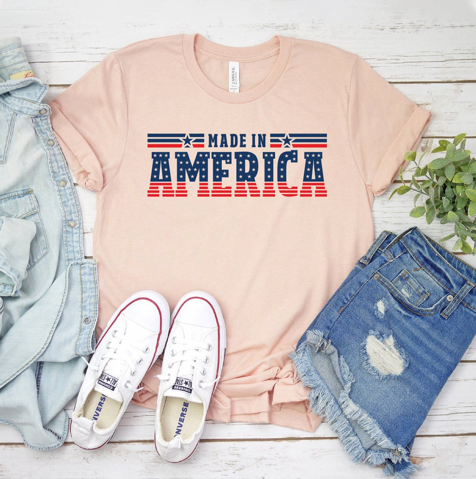 Made In America Tshirt Independence Day Shirt Usa Tee Fourth Of July Top 4Th Gift Patriotic