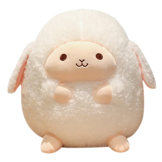 23-40cm 2022 New Cute Sheep Plush Toys / Round Sheep Dolls / Children's Birthday Gifts / Car Decorationwhite30cm Deng Xun unisex