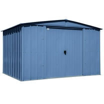 Arrow Classic 10 x 8 x 6 ft Blue Grey Steel Storage Shed