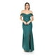 thumbnail image 5 of Vestido de noche de tirantes caidos Roman Fashion / Juvenil, 2003 (Verde botella) verde oscuro CH, 5 of 5