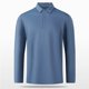 thumbnail image 5 of pstuiky camisas de manga larga para hombre, Camisa informal holgada de manga larga con solapa y botones a rayas para hombre Tops de hombre m, 5 of 8