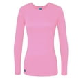 thumbnail image 2 of Adar Underscrubs for Women 2 Pack - Long Sleeve Underscrub Comfort Tee, 2 of 4