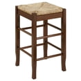 thumbnail image 2 of Home Square Sq Rush 24" Stationary Counter Stool in Cappuccino - Set of 2, 2 of 6
