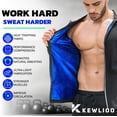 thumbnail image 2 of Chaqueta sauna Kewlioo Pro con cierre y retención de calor, 2 of 6