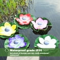thumbnail image 4 of Solar lamp, Lotus flower, Polycarbonate/EVA, IP65, Pink/Green, 4 of 5