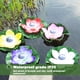 thumbnail image 4 of Luz de loto, luz flotante de velas sin llama, lámpara de noche impermeable con flor de lirio, 4 of 5
