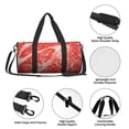 thumbnail image 4 of Easygdp Beef Steaks Bolsa de Viaje, Bolsa de Mano, Bolsa de Gimnasio, Bolsa de Equipaje para Viaje, 4 of 6