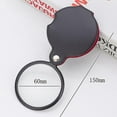 thumbnail image 2 of LLC Loupe de Poche Pliante Portable avec Étui de Protection, Grossissement 8x, 2 of 4