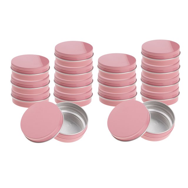 16 Unids Aluminio Contenedor Bálsamo Art Macetas de Maquillaje Pequeñas con Tapas para DIY Artesanía Clasificació Sunnimix Pote cosmético de aluminio